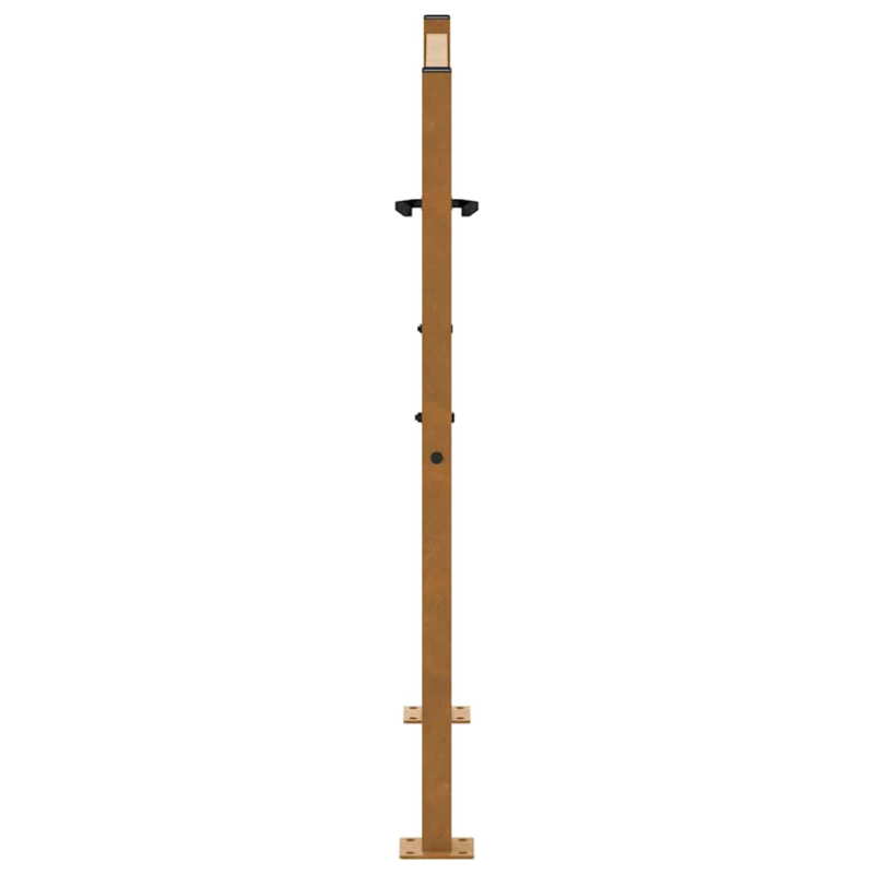 Gartentor 105x105 cm Wetterfester Stahl Spurendesign