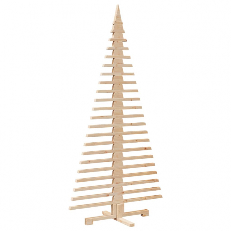 Weihnachtsbaum Holz zum Schmücken 180 cm Massivholz Kiefer