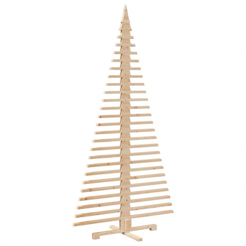 Weihnachtsbaum Holz zum Schmücken 210 cm Massivholz Kiefer