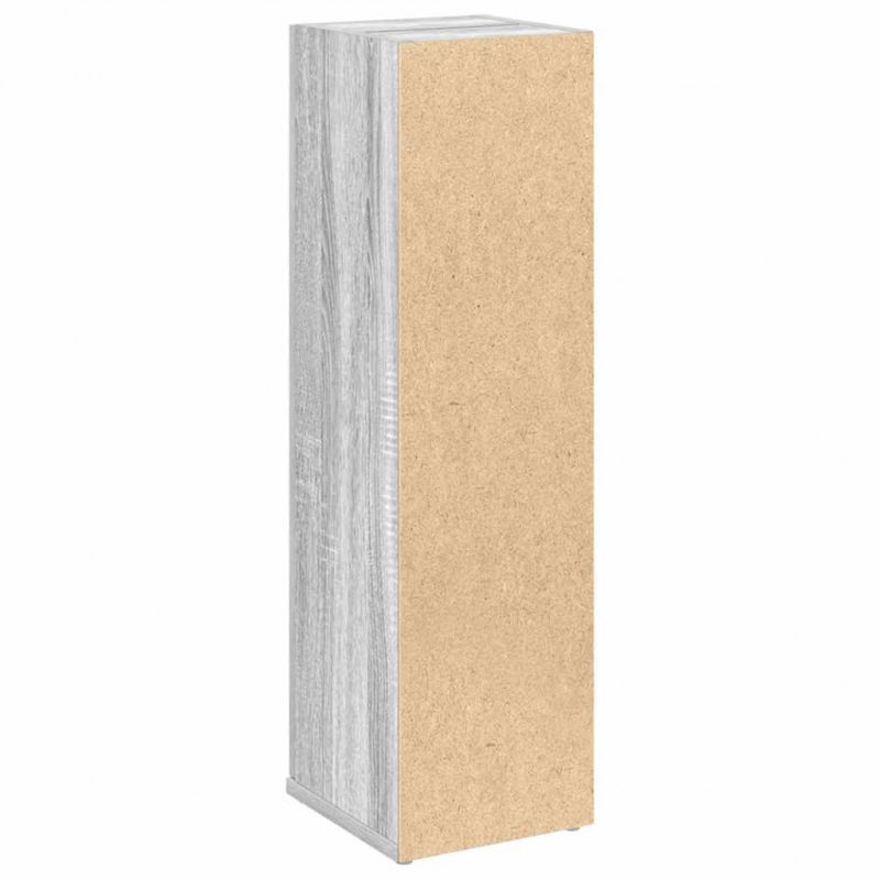 Badezimmerschrank mit Rollenhalter Grau Sonoma 20,5x22x72 cm