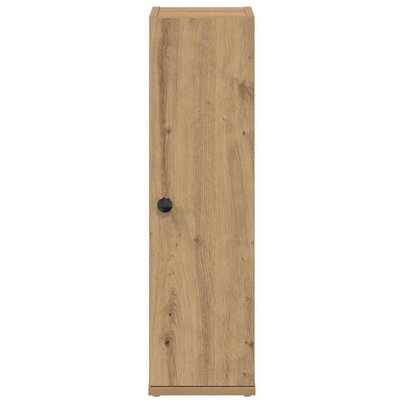 Badezimmerschrank mit Rollenhalter Artisan-Eiche 20,5x22x72 cm