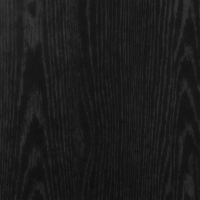 Nachttisch mit 2 Schubladen Schwarz 36x36x68 cm