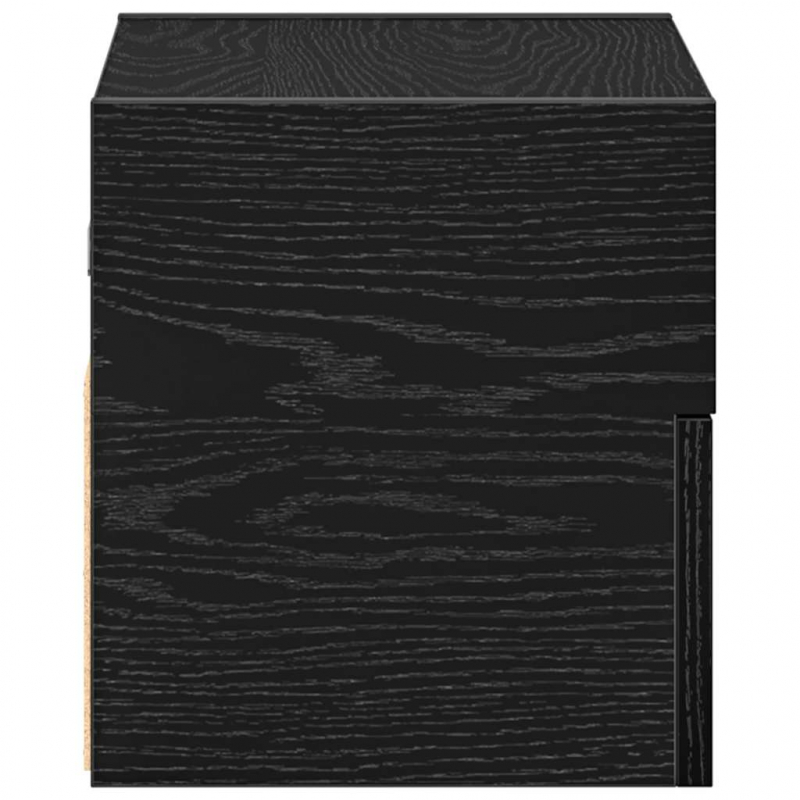 Wand-Nachttisch Schwarz 45x26x28,5 cm