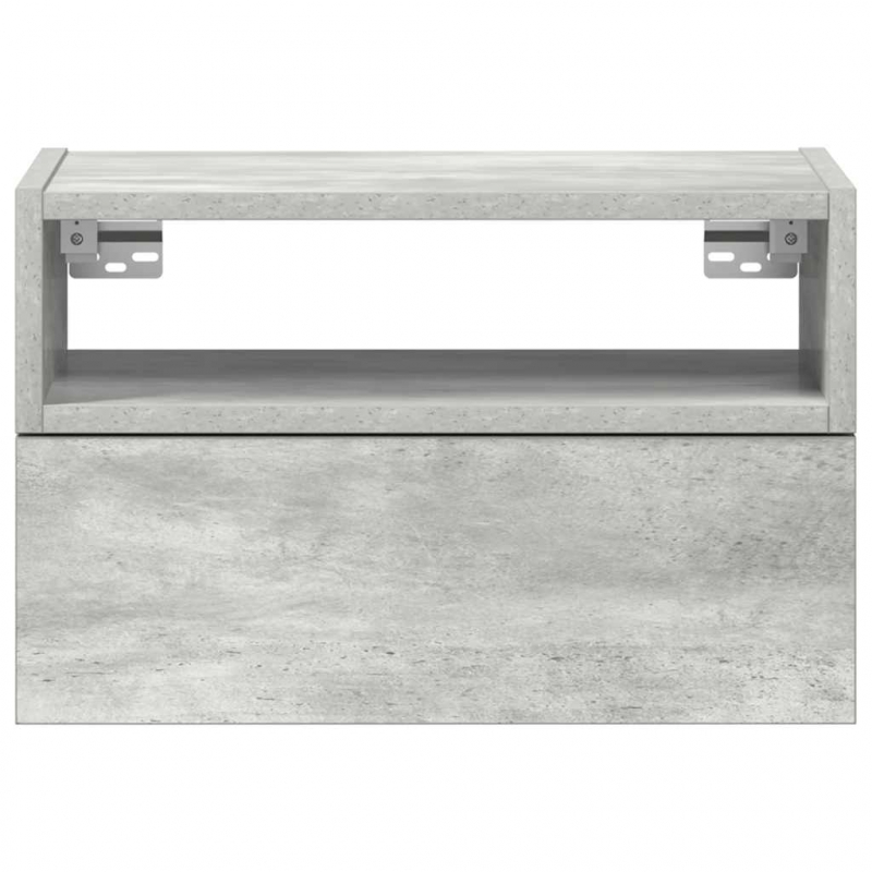 Wand-Nachttisch Betongrau 45x26x28,5 cm