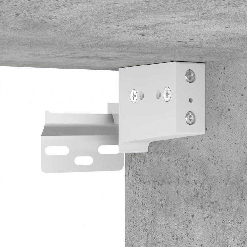 Wand-Nachttisch Betongrau 45x26x28,5 cm