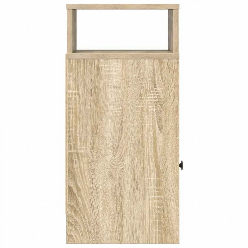Nachttische 2 Stk. mit Schublade Sonoma-Eiche 25x31x66 cm