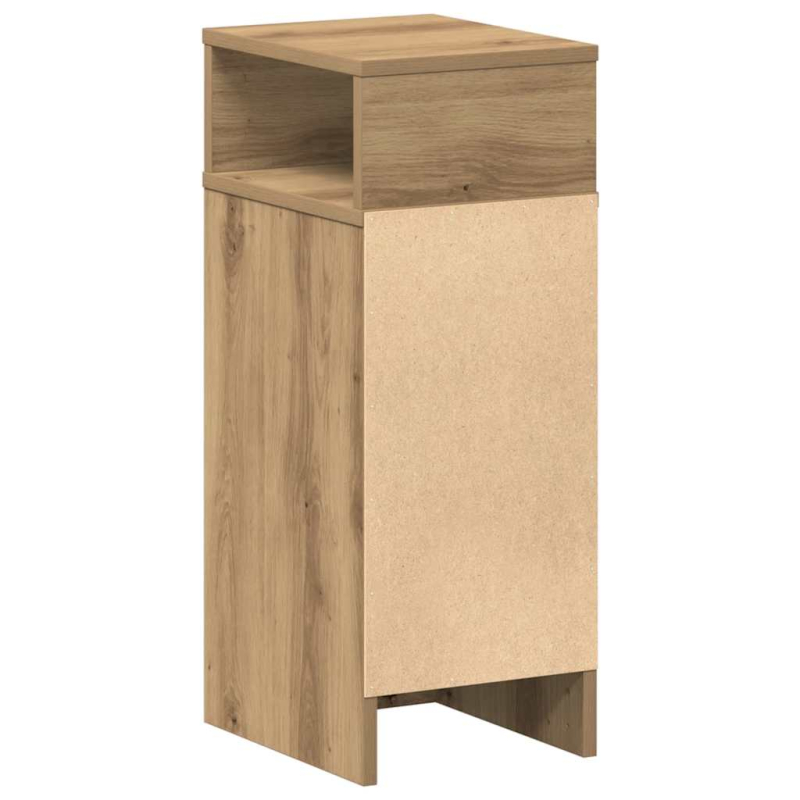 Nachttisch mit Schublade Artisan-Eiche 25x31x66 cm