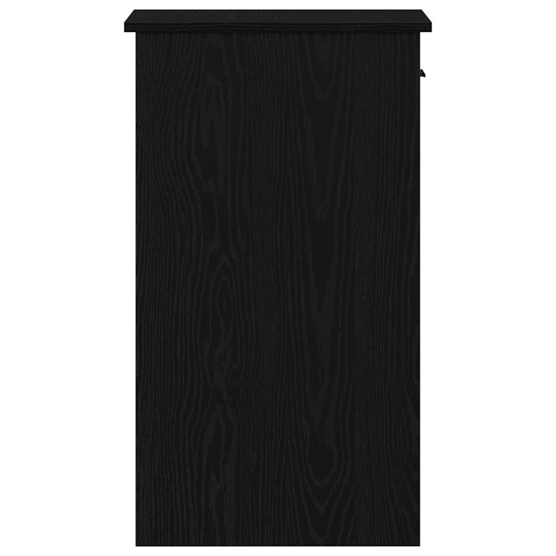 Computerschrank mit Schublade Schwarz 35x45x77 cm