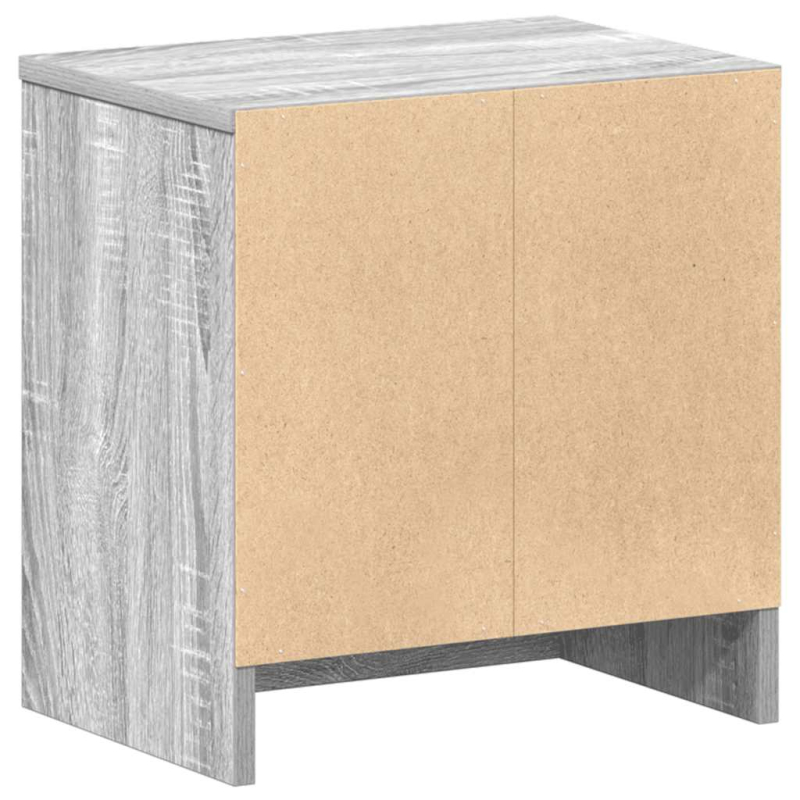 Nachttisch mit Schublade Grau Sonoma 39x28x41 cm
