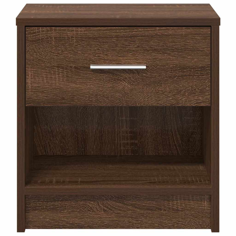 Nachttisch mit Schublade Eichen-Optik 39x28x41 cm