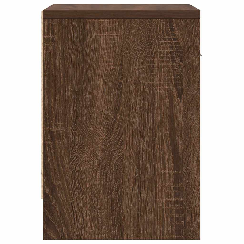 Nachttische 2 Stk. mit Schublade Eichen-Optik 39x28x41 cm