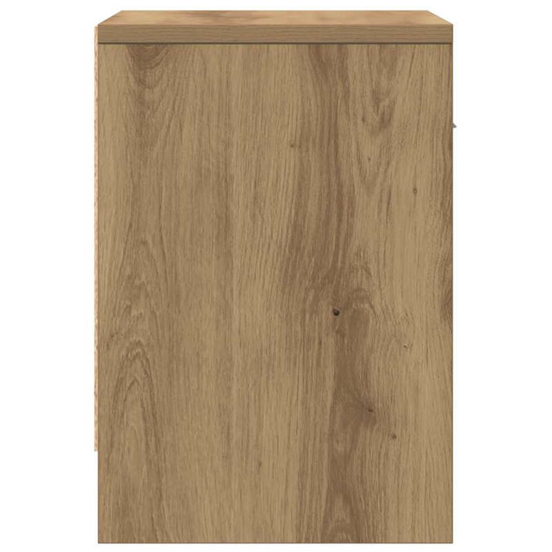 Nachttische 2 Stk. mit Schublade Artisan-Eiche 39x28x41 cm