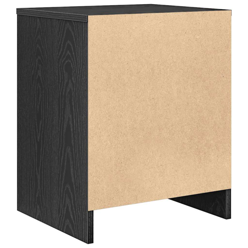 Nachttisch mit Schublade Schwarz 40x34x50 cm
