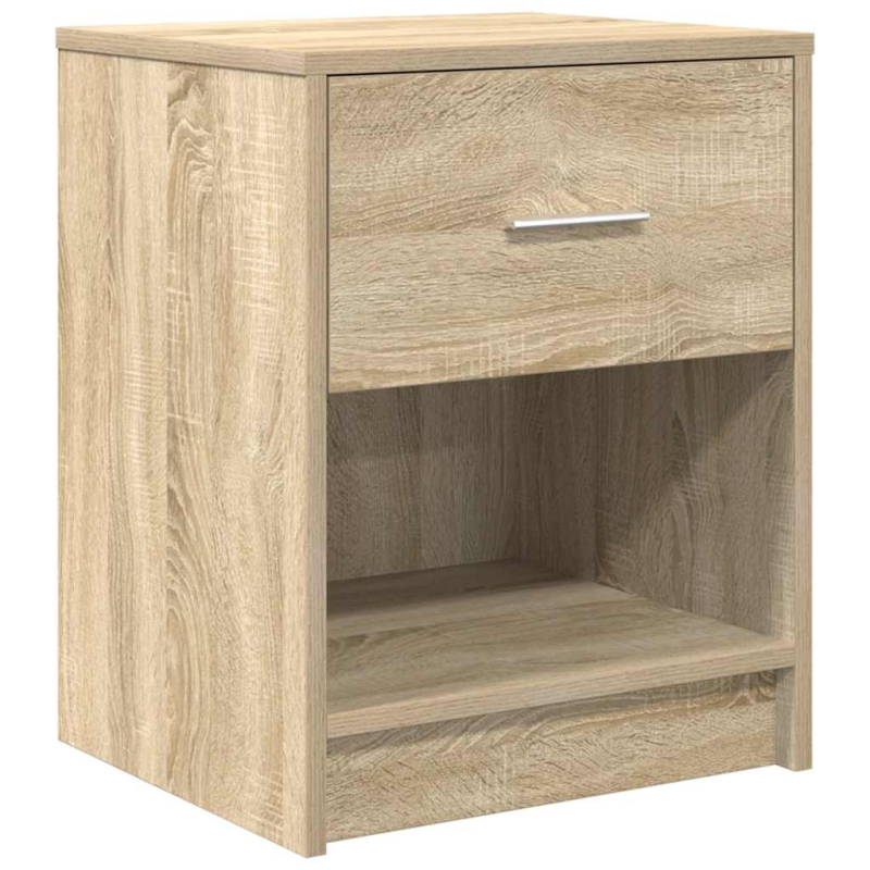 Nachttische 2 Stk. mit Schublade Sonoma-Eiche 40x34x50 cm