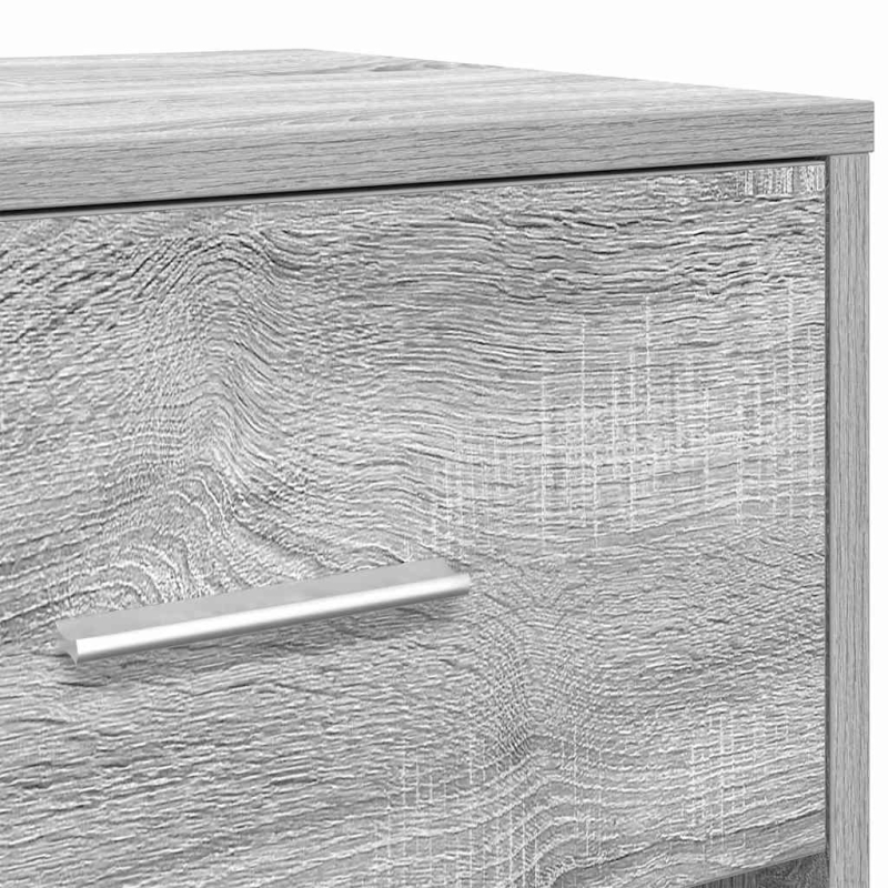Nachttisch mit Schublade Grau Sonoma 40x34x50 cm
