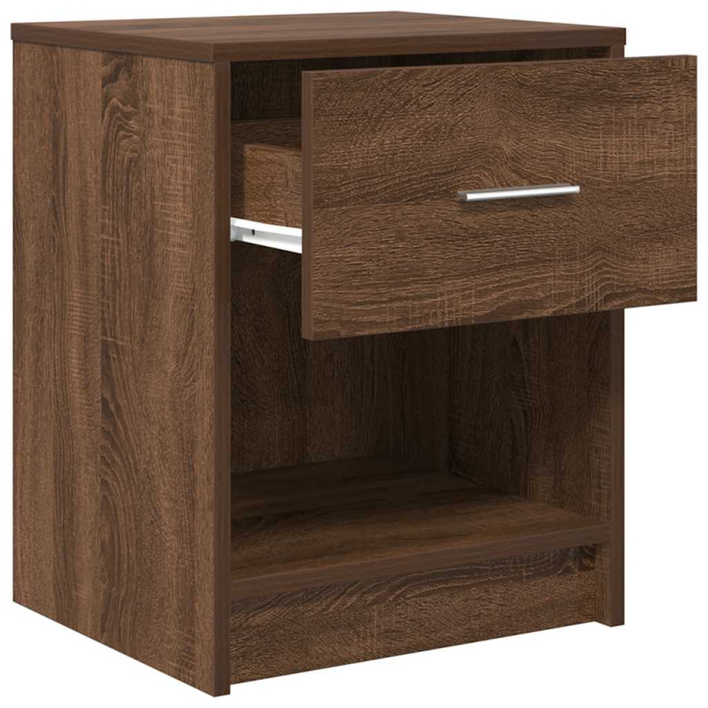 Nachttisch mit Schublade Eichen-Optik 40x34x50 cm