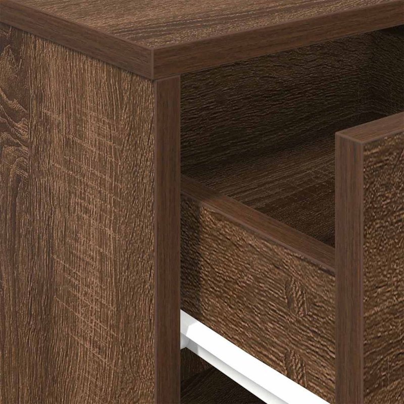 Nachttisch mit Schublade Eichen-Optik 40x34x50 cm