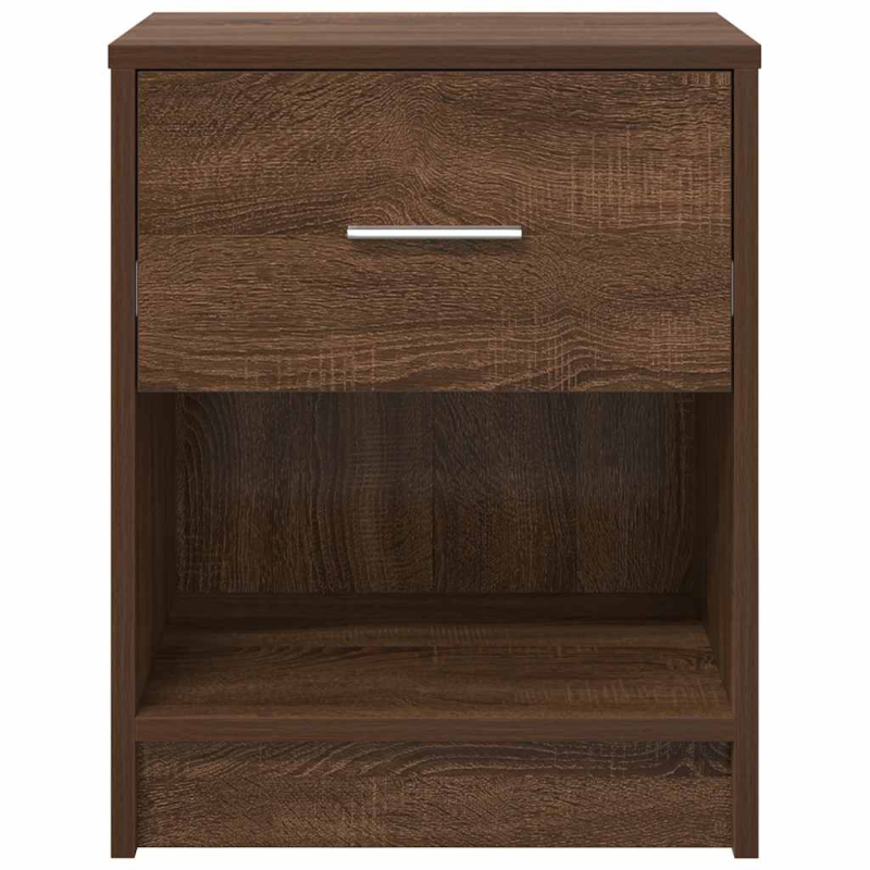 Nachttische 2 Stk. mit Schublade Eichen-Optik 40x34x50 cm