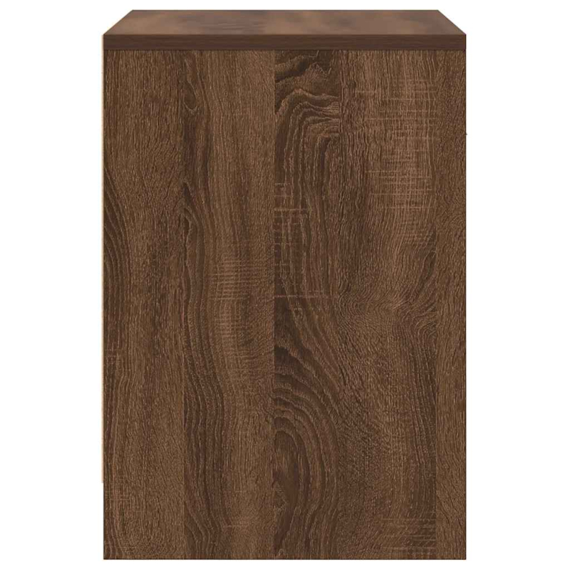 Nachttische 2 Stk. mit Schublade Eichen-Optik 40x34x50 cm