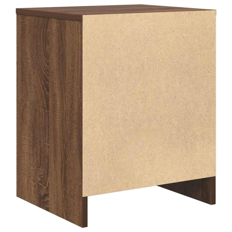 Nachttische 2 Stk. mit Schublade Eichen-Optik 40x34x50 cm