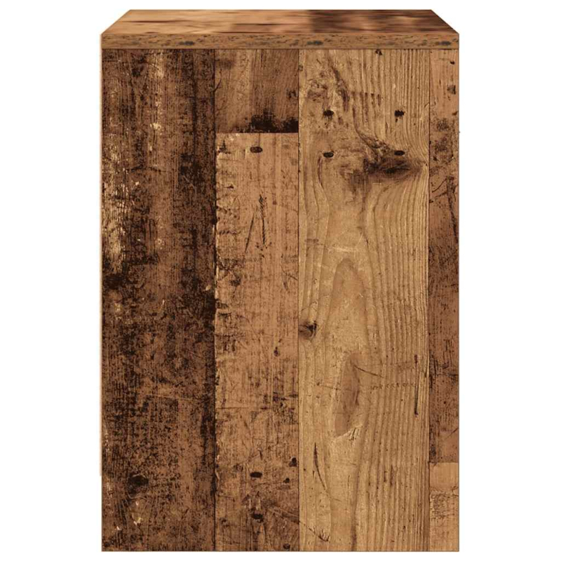 Nachttisch mit Schublade Altholz-Optik 40x34x50 cm