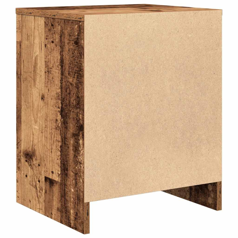 Nachttisch mit Schublade Altholz-Optik 40x34x50 cm