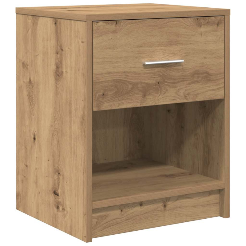 Nachttische 2 Stk. mit Schublade Artisan-Eiche 40x34x50 cm