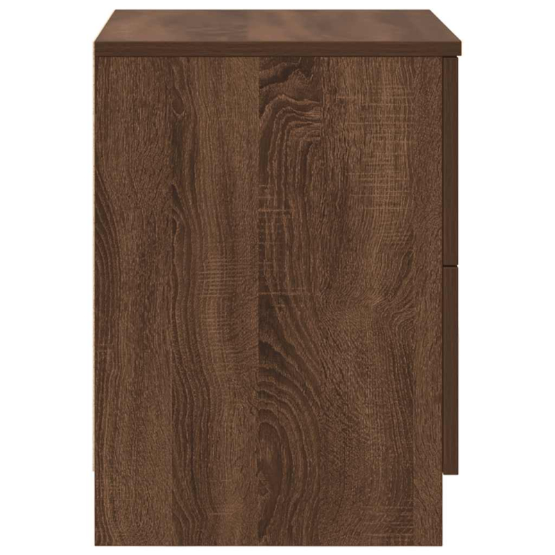 Nachttische 2 Stk. mit 2 Schubladen Eichen-Optik 40x36x50 cm