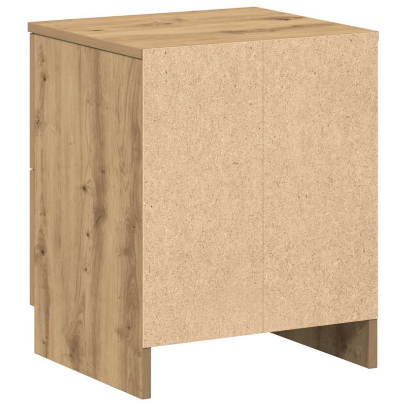 Nachttisch mit 2 Schubladen Artisan-Eiche 40x36x50 cm