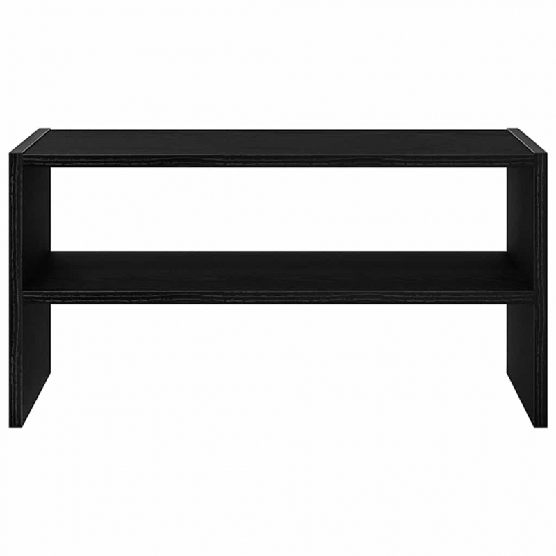 Schuhregal Stapelbar Schwarze Eiche 60x30x30,5 cm