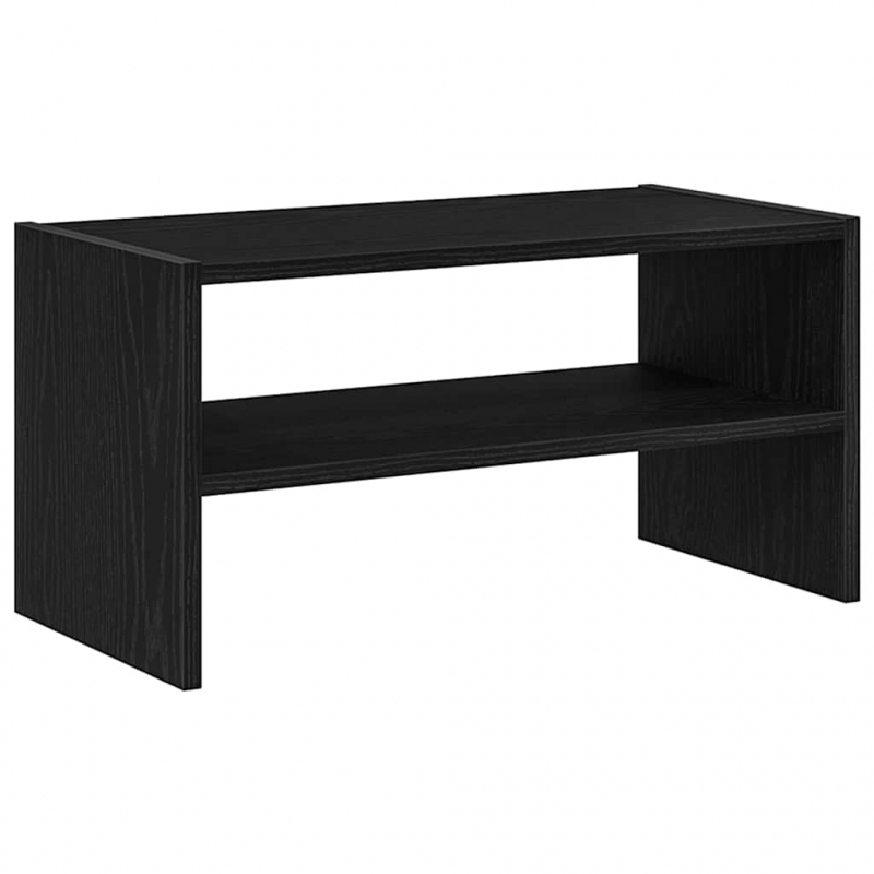 Schuhregal Stapelbar Schwarze Eiche 60x30x30,5 cm