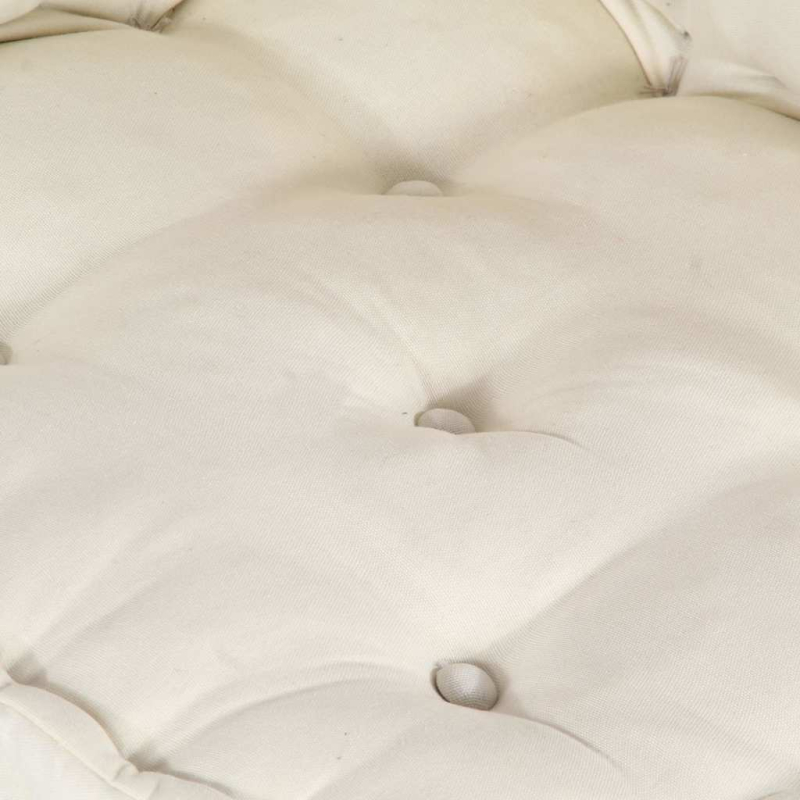 Pouf Modular Creme 70x70x54 cm Stoff