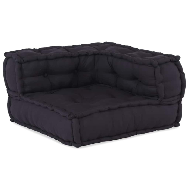 Pouf Modular Anthrazit 70x70x54 cm Stoff