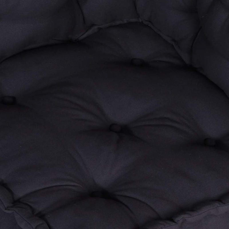 Pouf Modular Anthrazit 70x70x54 cm Stoff