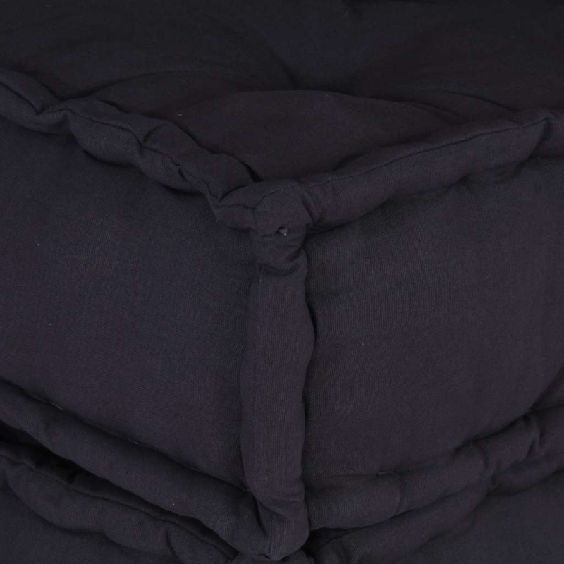 Pouf Modular Anthrazit 70x70x54 cm Stoff