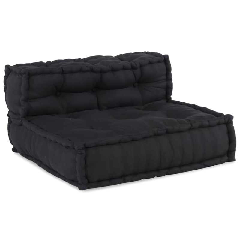 Pouf Modular Anthrazit 70x70x54 cm Stoff