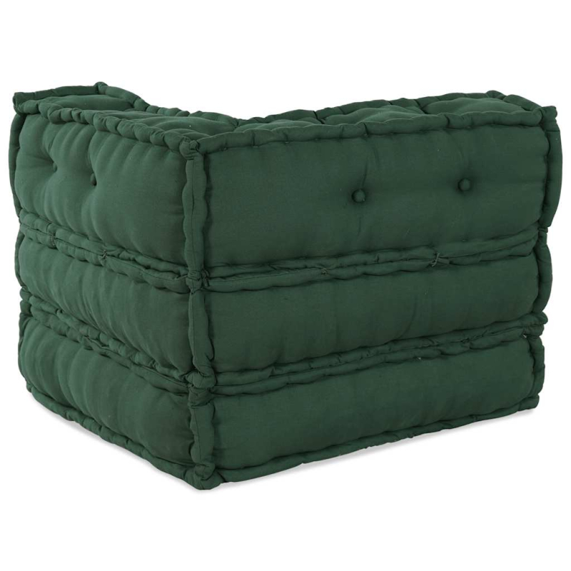 Pouf Modular Grün 70x70x54 cm Stoff