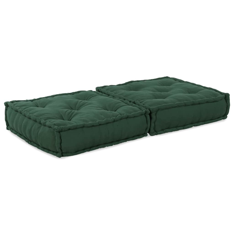 Pouf Modular Grün 70x70x36 cm Stoff
