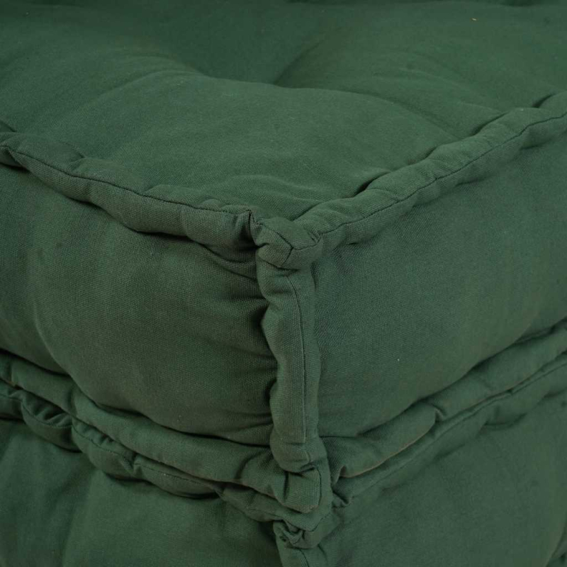 Pouf Modular Grün 70x70x36 cm Stoff