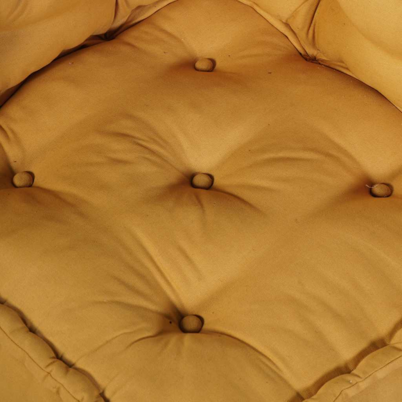 Pouf Modular Gelb 70x70x54 cm Stoff