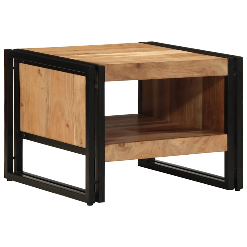 Couchtisch 50x50x38 cm Massivholz Akazie