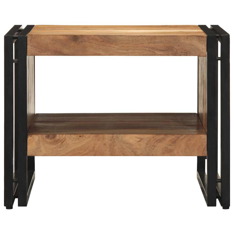 Couchtisch 50x50x38 cm Massivholz Akazie