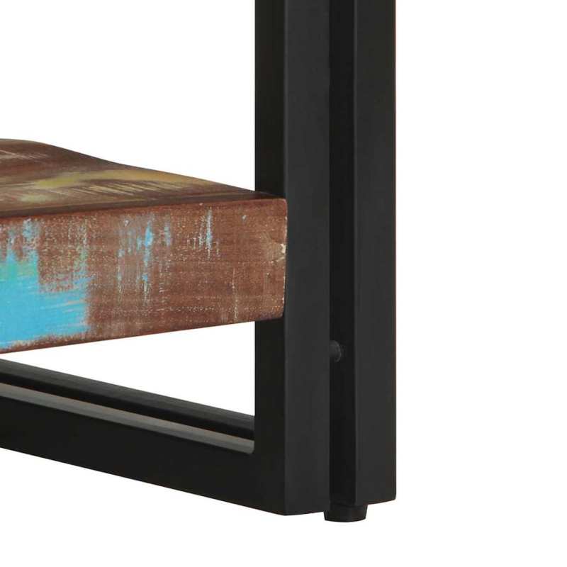 Couchtisch Mehrfarbig 70x50x38 cm Altholz Massivholz