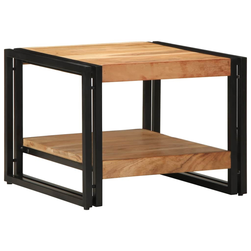 Couchtisch 50x50x38 cm Massivholz Akazie