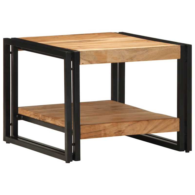 Couchtisch 50x50x38 cm Massivholz Akazie