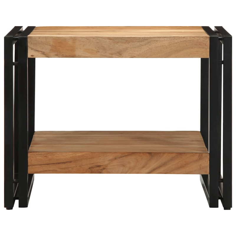 Couchtisch 50x50x38 cm Massivholz Akazie