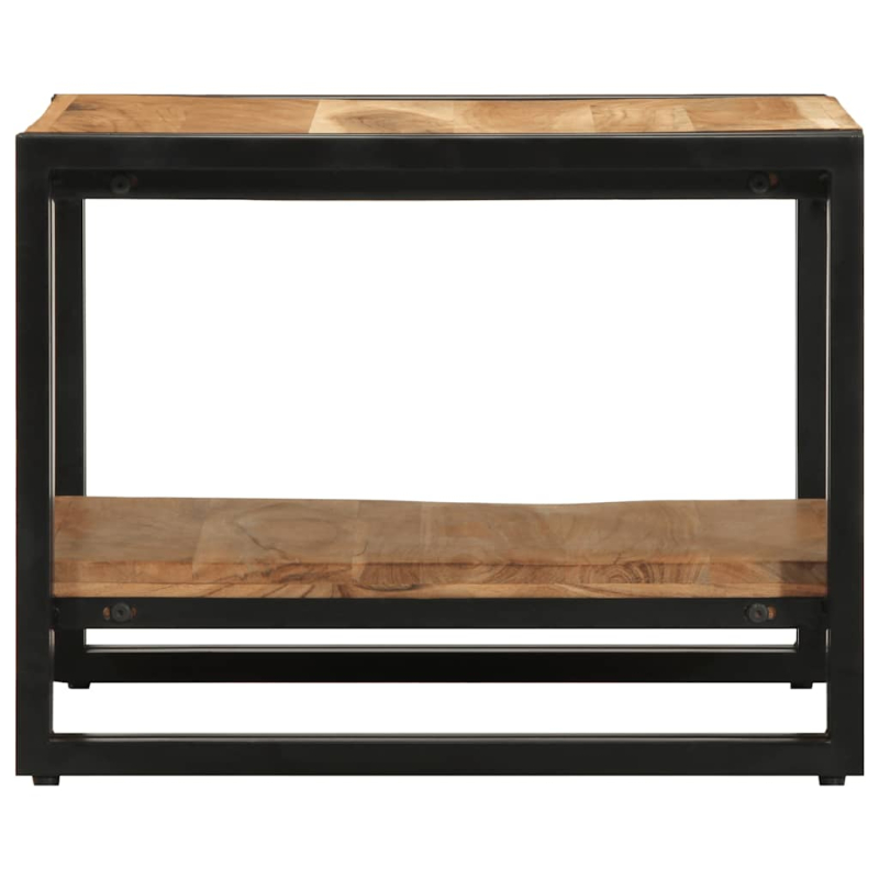 Couchtisch 50x50x38 cm Massivholz Akazie
