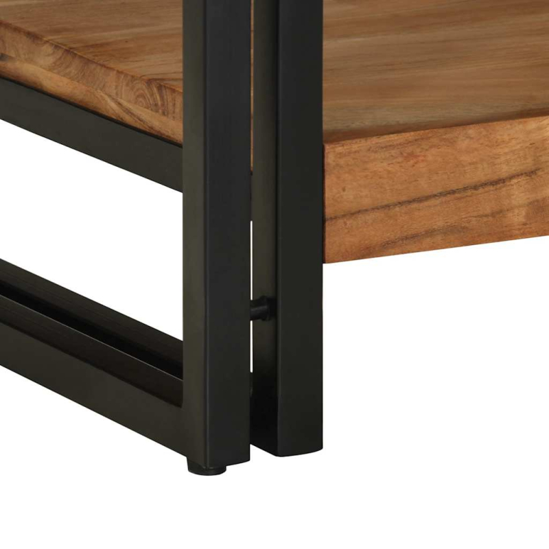 Couchtisch 50x50x38 cm Massivholz Akazie