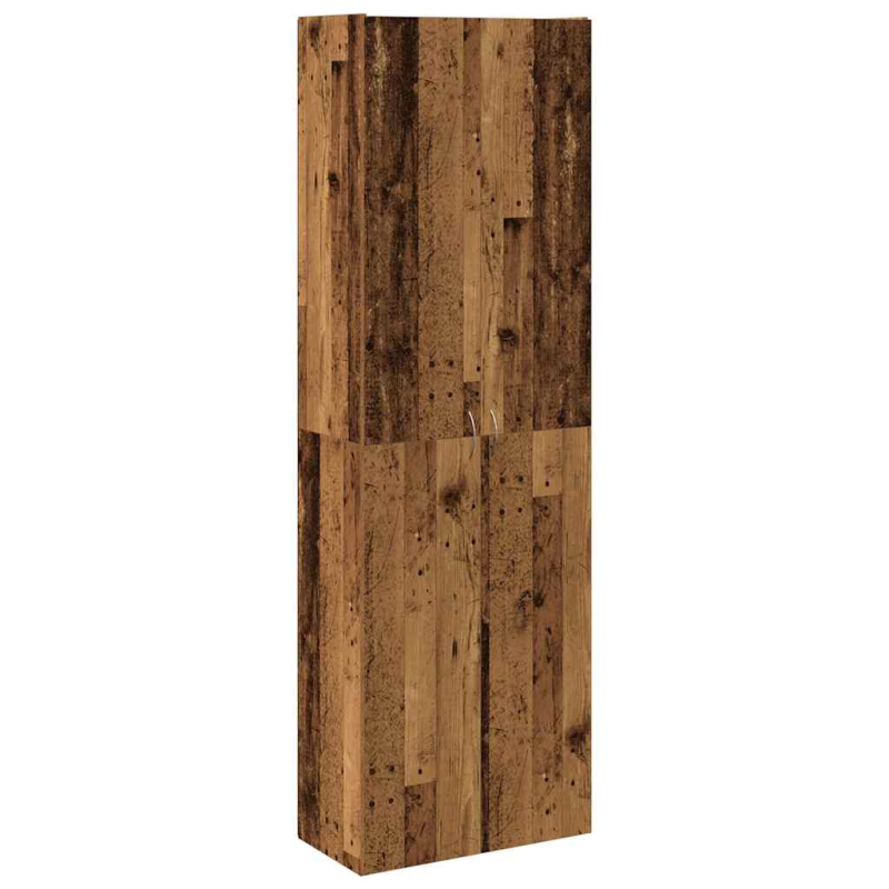 Highboard Altholz-Optik 60x32x190 cm Holzwerkstoff