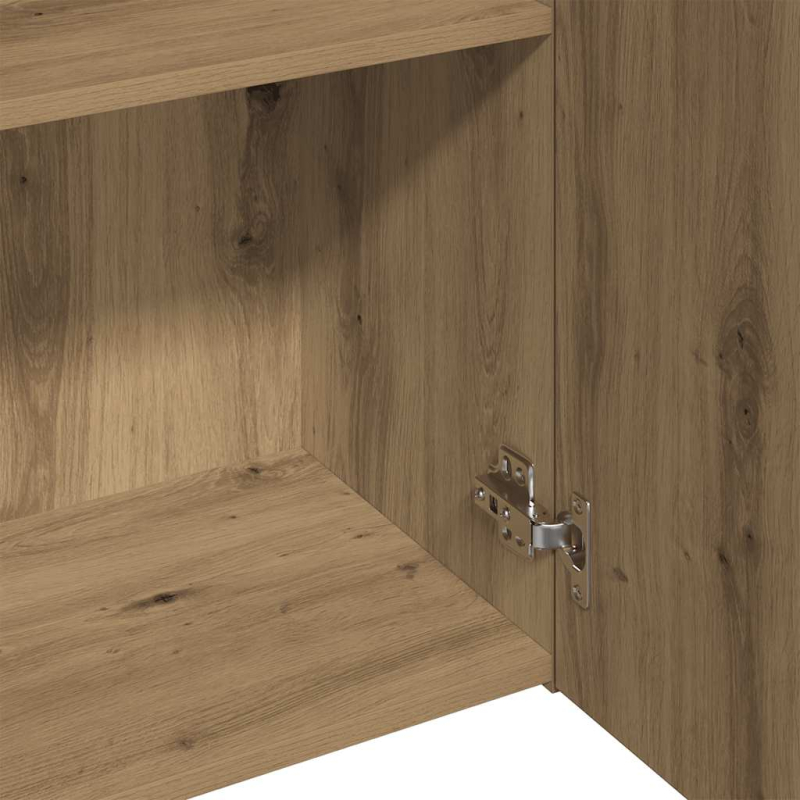 Highboard Artisan-Eiche 60x32x190 cm Holzwerkstoff